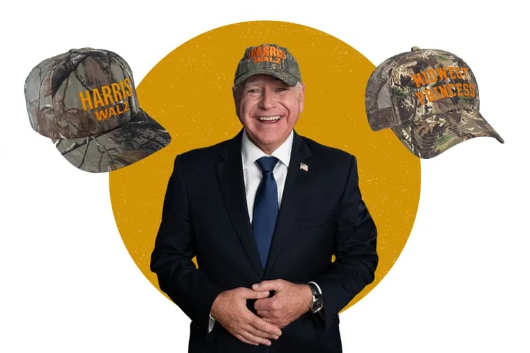 A meme comparing Kamala Harris' running mate, Tim Walz, to pop star Chappell Roan may have inspired a viral piece of campaign merch. We explain why this simple camo hat has gone viral within hours.