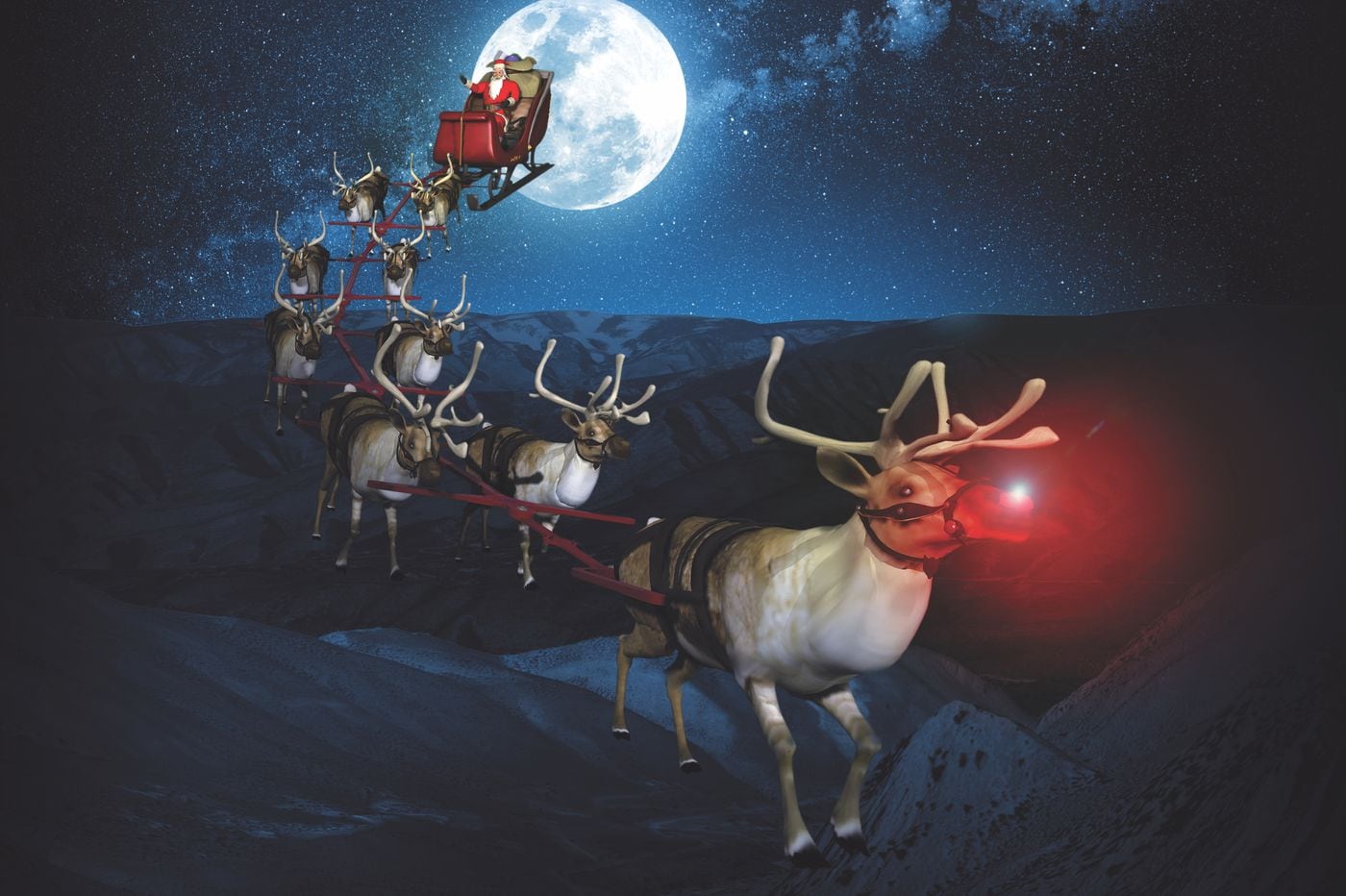 Tracking Santa with satellites, radars, jet fighters, and a little help