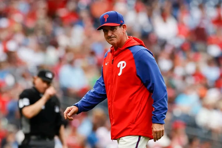 Phillies interim manager Rob Thomson faced another interim manager