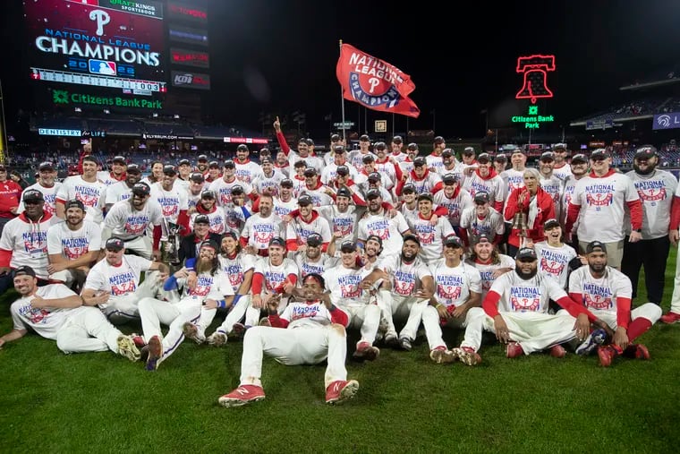 YOUR NATIONAL LEAGUE CHAMPS! LETS GET THIS WORLD SERIES! : r/phillies