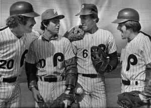 Phillies Nation on X: OTD 1979: Phillies take the field wearing all-burgundy  uniforms which are widely derided by fans, media, and most importantly the  players. The Montreal Expos blast five homers enroute