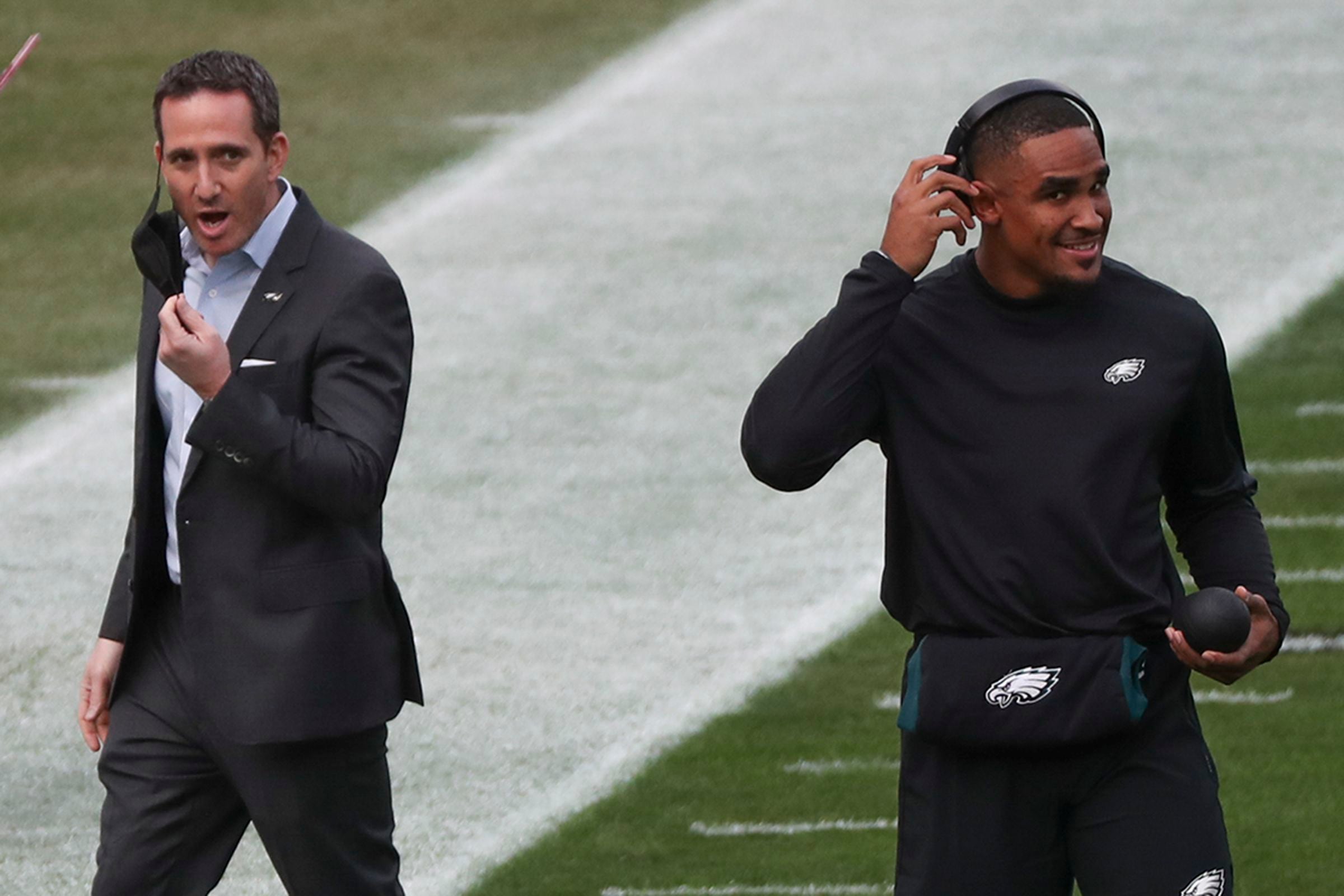 Eagles GM Howie Roseman explains why Jalen Hurts will remain QB1 in 2022