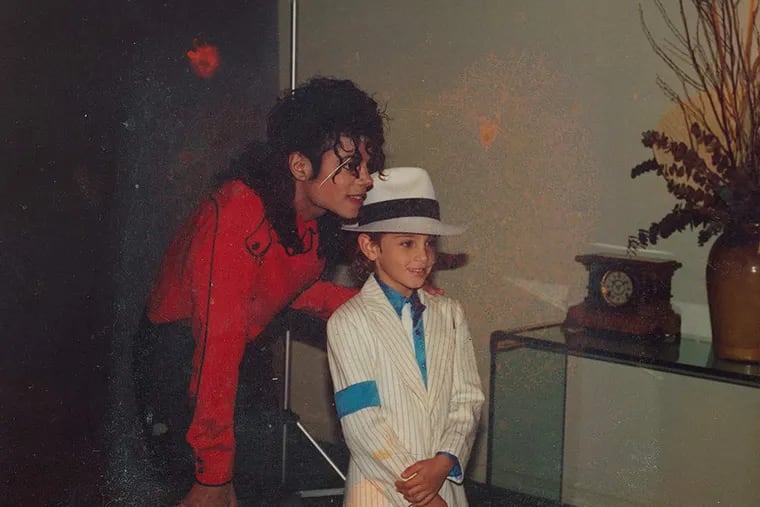 Michael Jackson and Wade Robson in "Leaving Neverland." (Amos Pictures/IMDb/TNS)