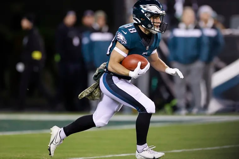 Britain Covey only Eagles player listed on final injury report