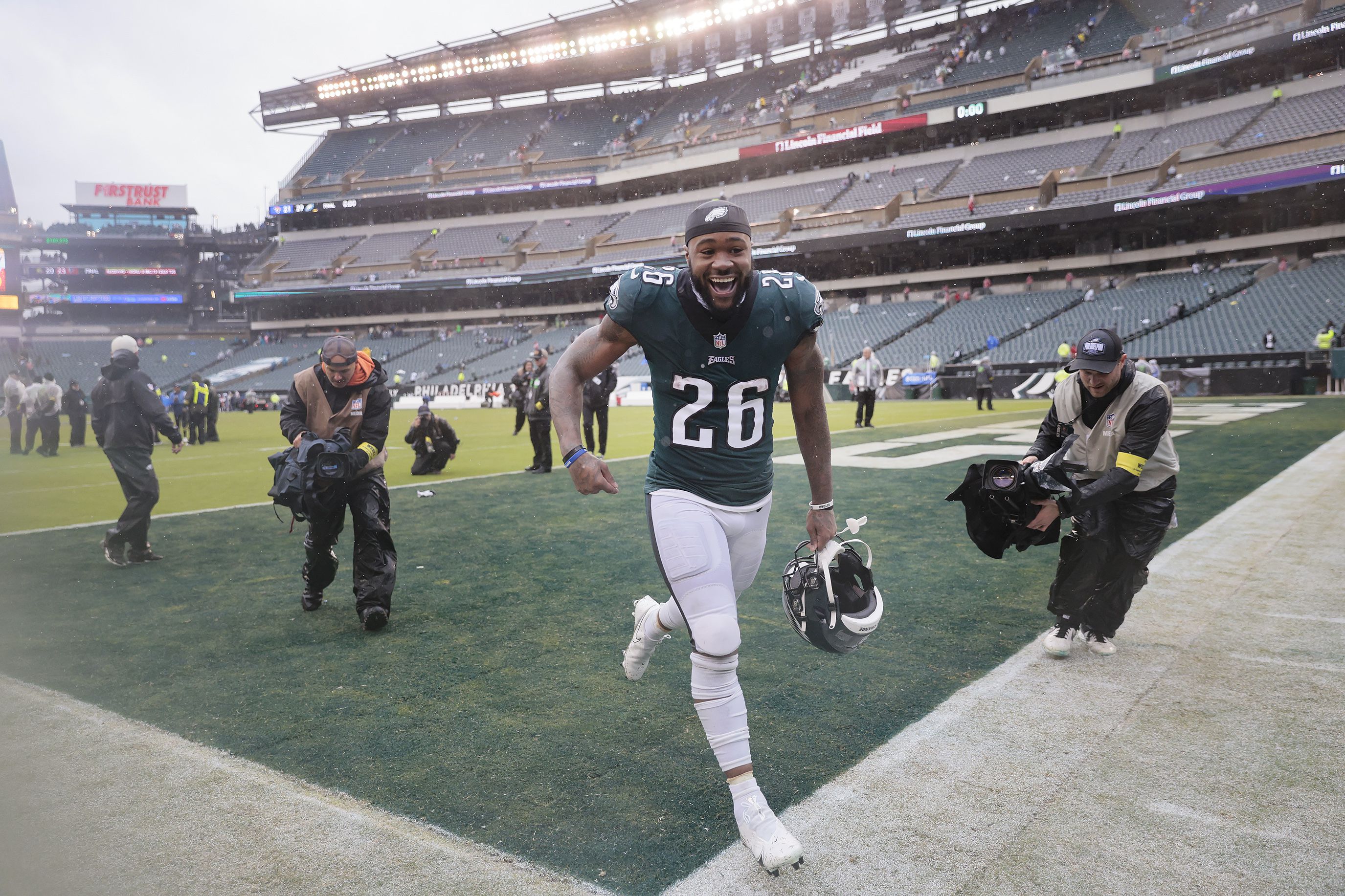 Philadelphia Eagles wide receiver Britain Covey (18) looks on during the NFL  football game against the Jacksonville Jaguars, Sunday, Oct. 2, 2022, in  Philadelphia. (AP Photo/Chris Szagola Stock Photo - Alamy