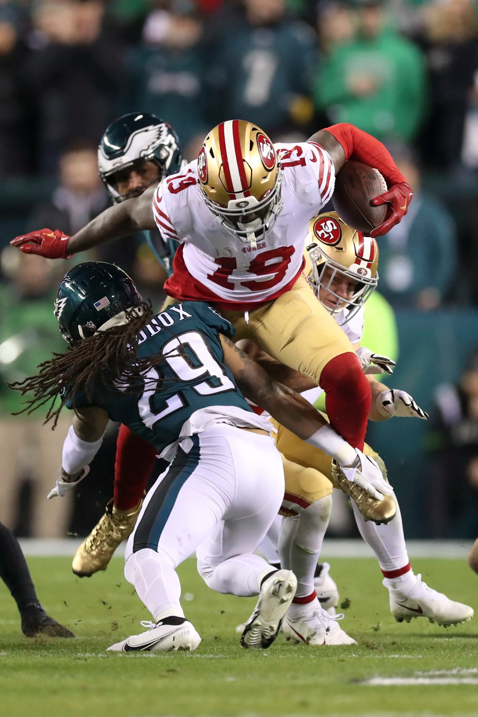 Photos of the Eagles' 31-7 win over the 49ers in the NFC championship