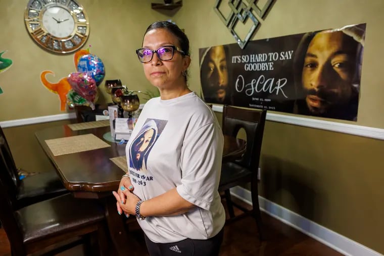 Jannette Santiago, of Northeast Philadelphia, lost her son Oscar Santiago Drew, 33, to gun violence. When the authorities closed their investigation into his suspected killer, no one bothered to tell her about it.