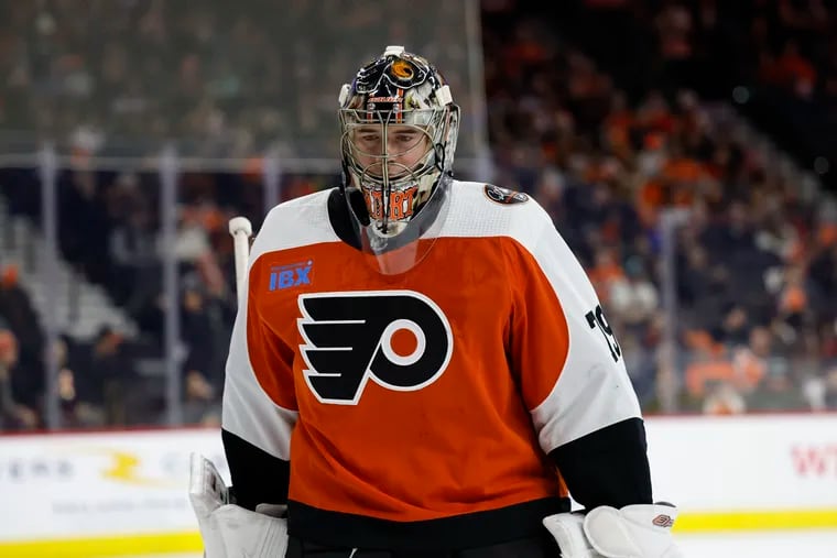 Carter Hart has not been with the Flyers since he was granted an indefinite leave of absence for personal reasons on Jan. 23.