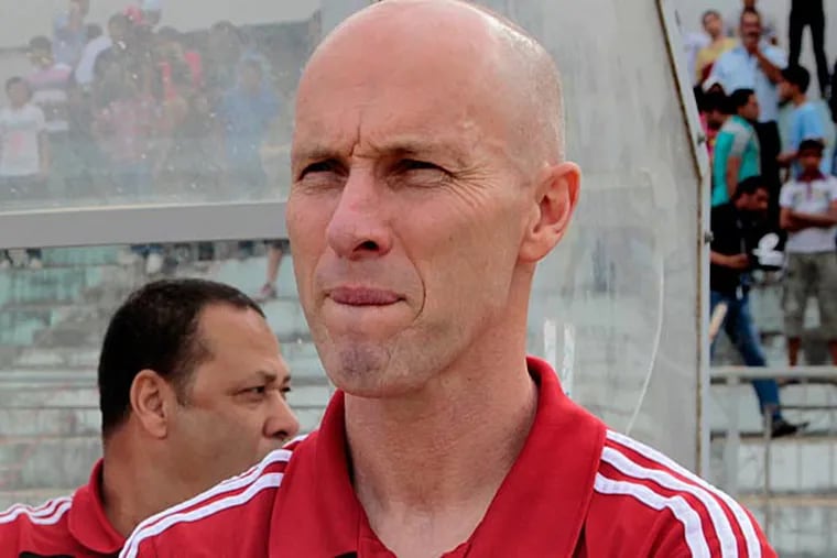 Egypt's coach Bob Bradley. (AP Photo/Hussein Malla)