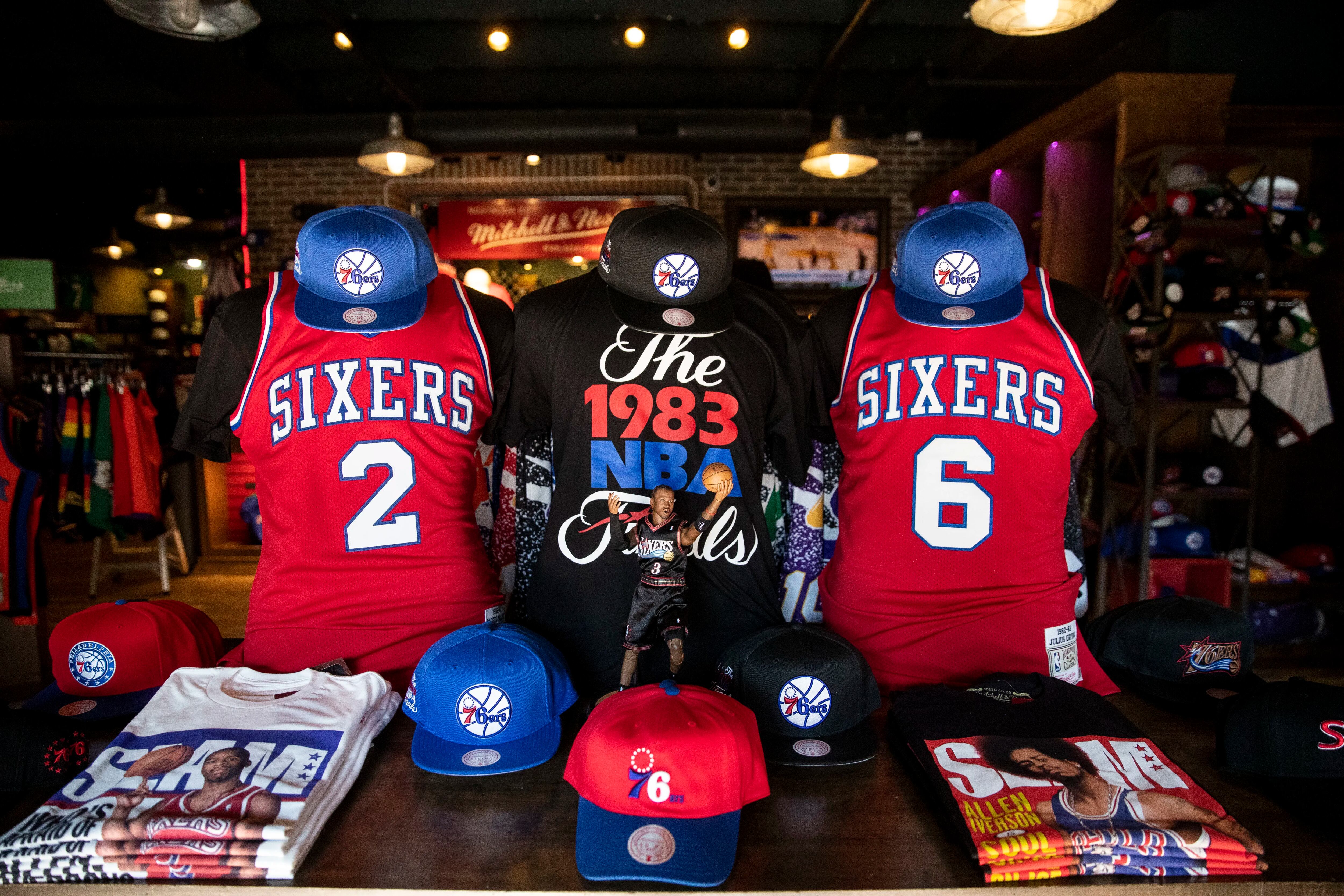 Philadelphia 76ers Sweatshirts in Philadelphia 76ers Team Shop 