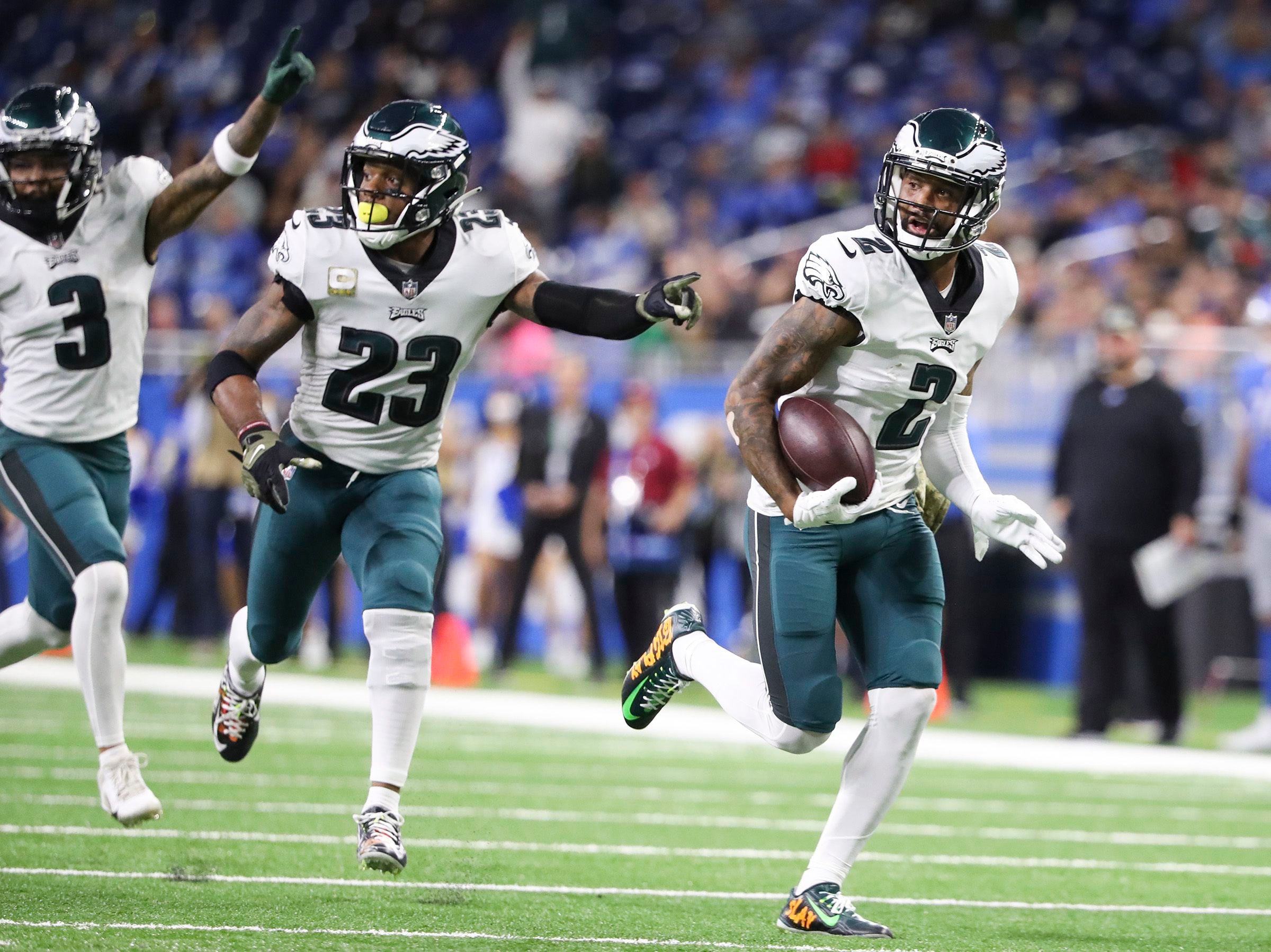 Eagles have turnover problem on defense, too: Darius Slay, Rodney McLeod on  interception drought 