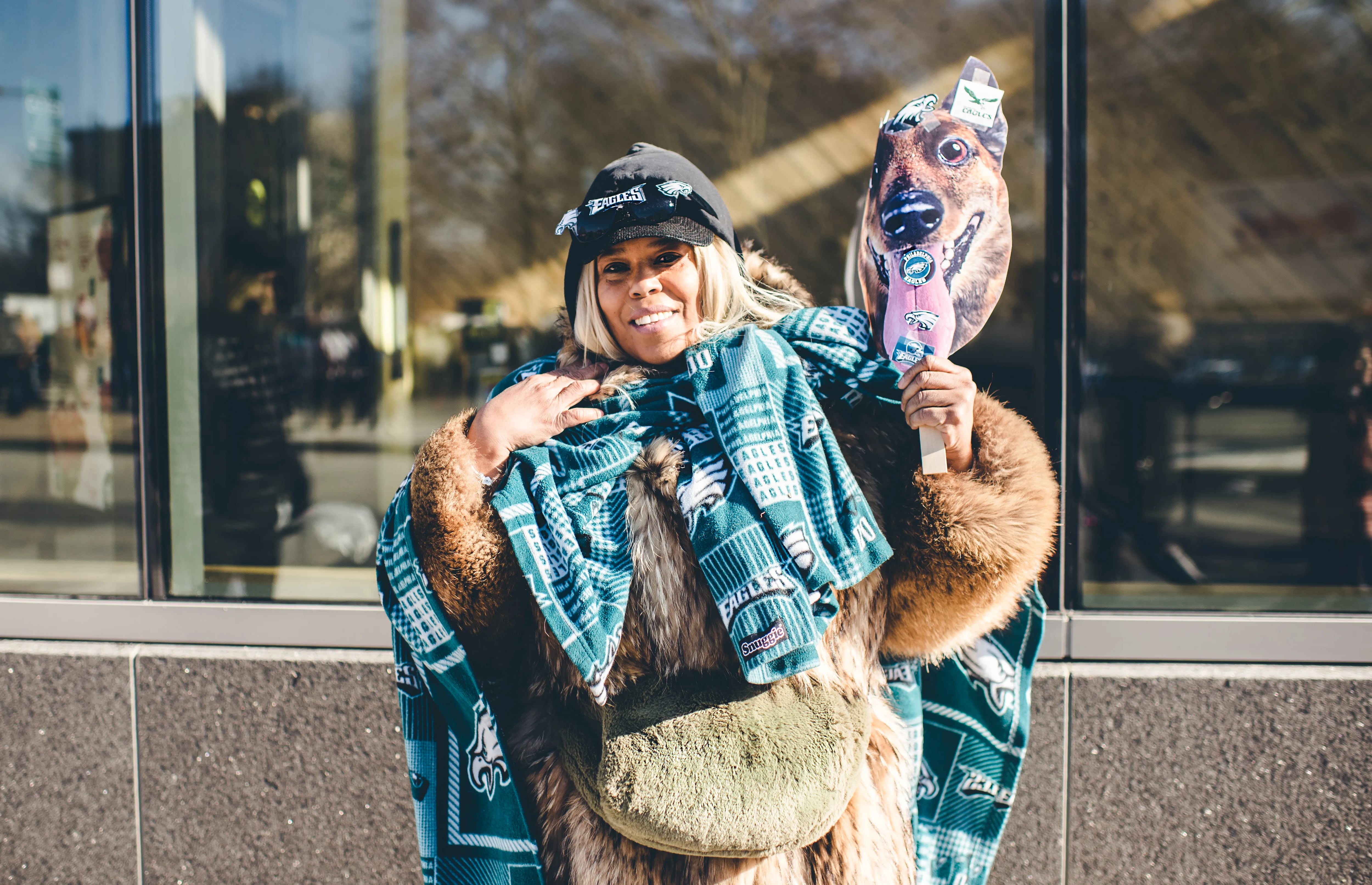 Most spirited Eagles fans at the victory parade