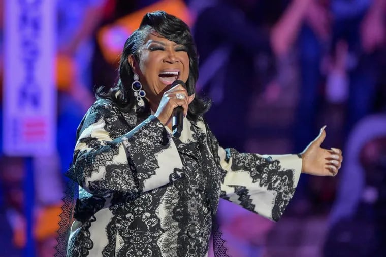 Patti LaBelle performs at the Democratic National Convention.