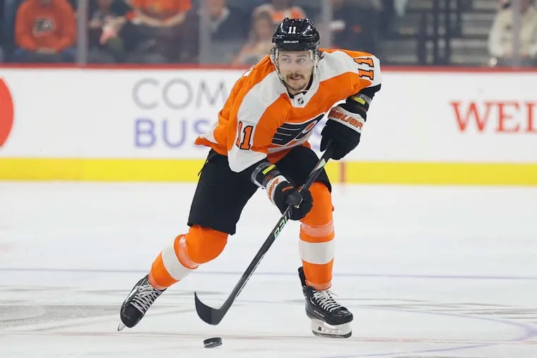 Flyers have questions on the blue line starting with Travis