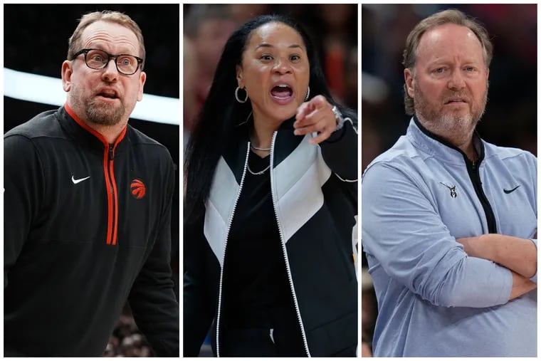 Nick Nurse, Dawn Staley, and Mike Budenholzer