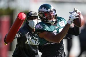 Eagles can't let Alshon Jeffery, DeSean Jackson curb Travis Fulgham's  emergence 