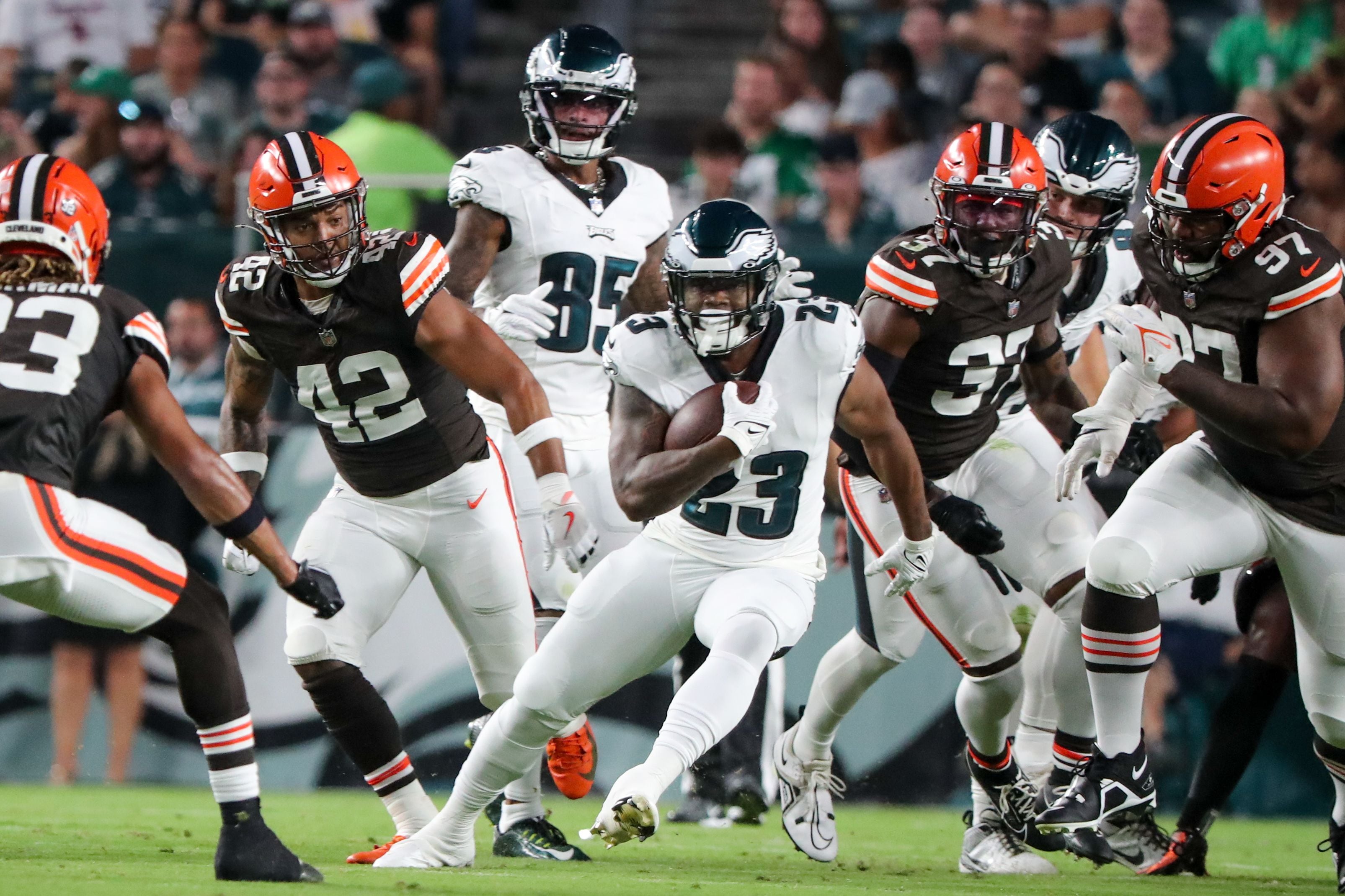 Eagles-Browns report card: Tanner McKee scores well again in tough