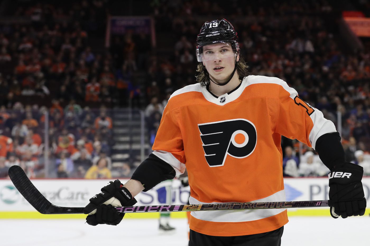 Nolan Patrick on ice for Flyers at practice; says he expects to play