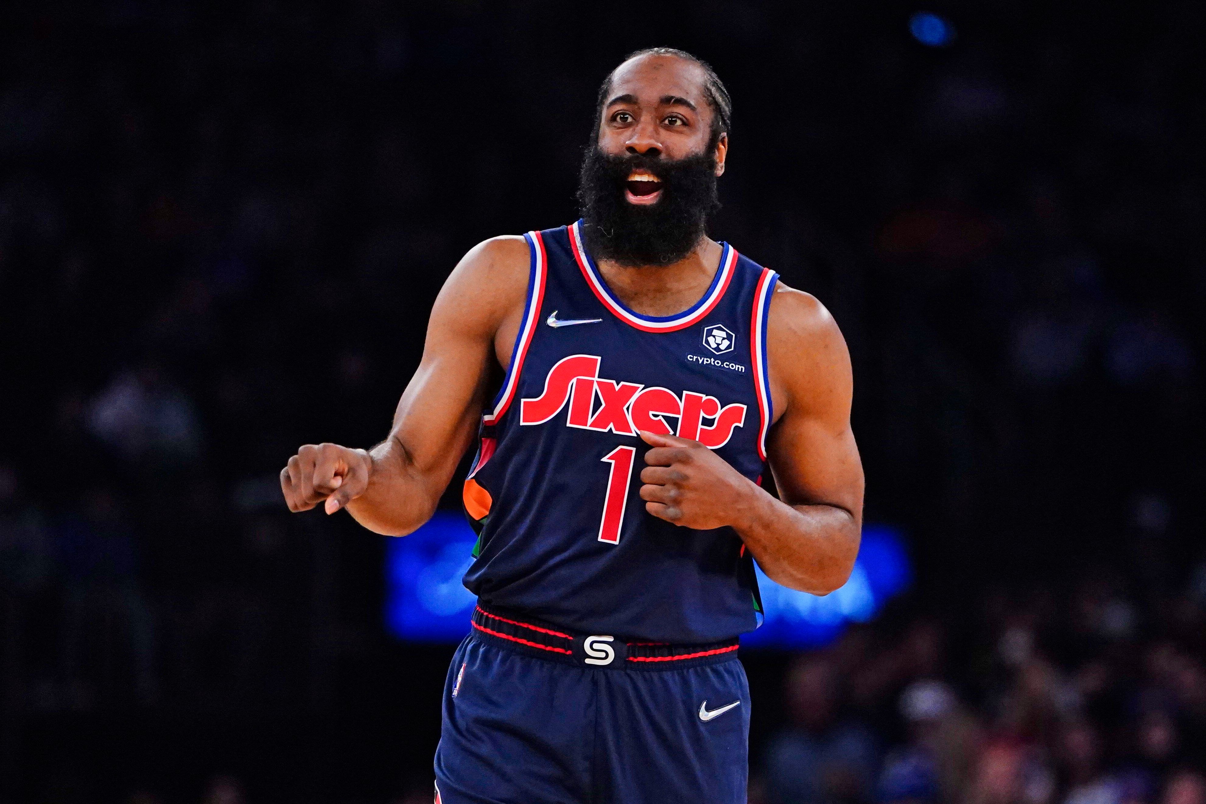James Harden - Philadelphia 76ers - Game-Worn City Edition Jersey -  Christmas Day '22 - Recorded a 29-Point Double-Double - 2022-23 NBA Season