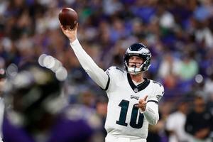 A look at all of Tanner McKee's throws in the Eagles' first preseason game