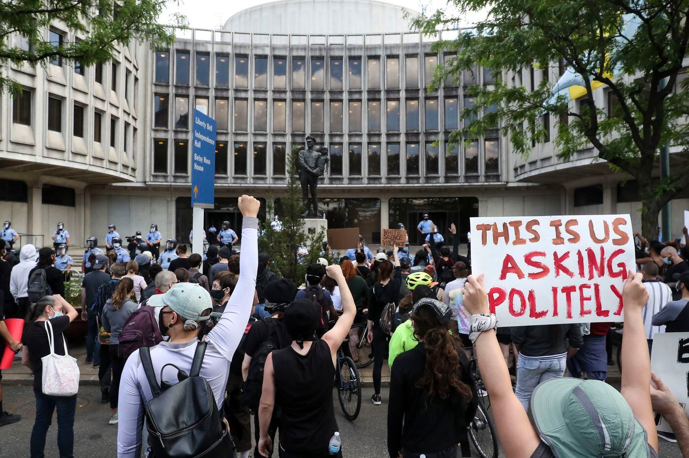 Philadelphia convulses as protests and looting continue