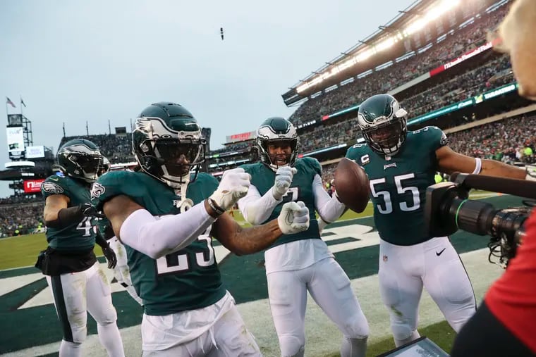 Eagles overwhelm the 49ers in a 31-7 NFC championship win that
