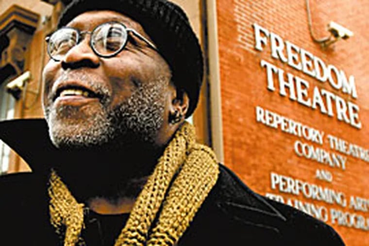 Walter Dallas, the Freedom Theater's artistic director, is stepping down after 15 years. He will leave the post in June. (Jonathan Wilson/Inquirer)