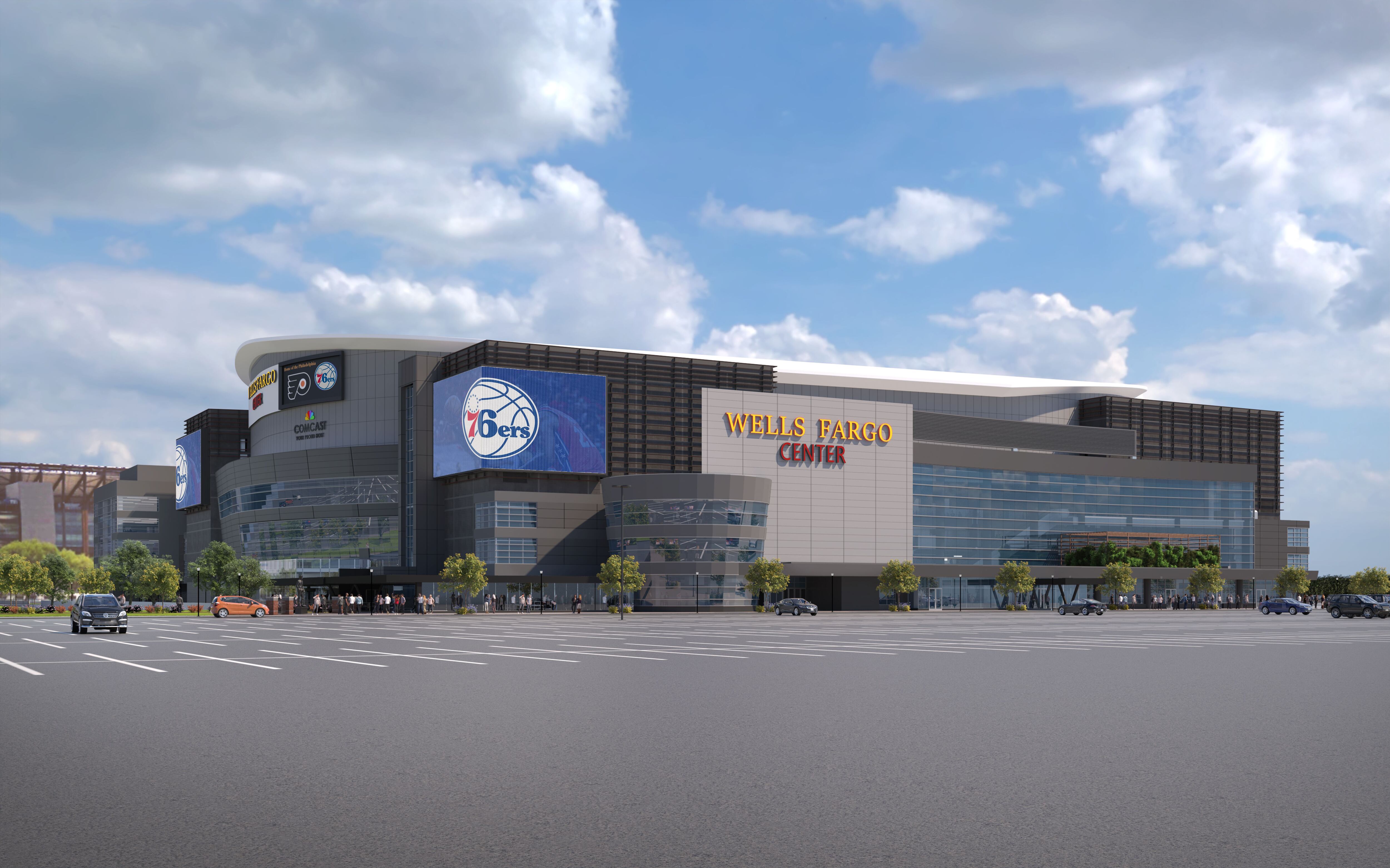 As Comcast Spectacor and the Flyers near completion of transforming Wells  Fargo Center upgrades, HBSE's Sixers are considering a long-term plan for  their own building