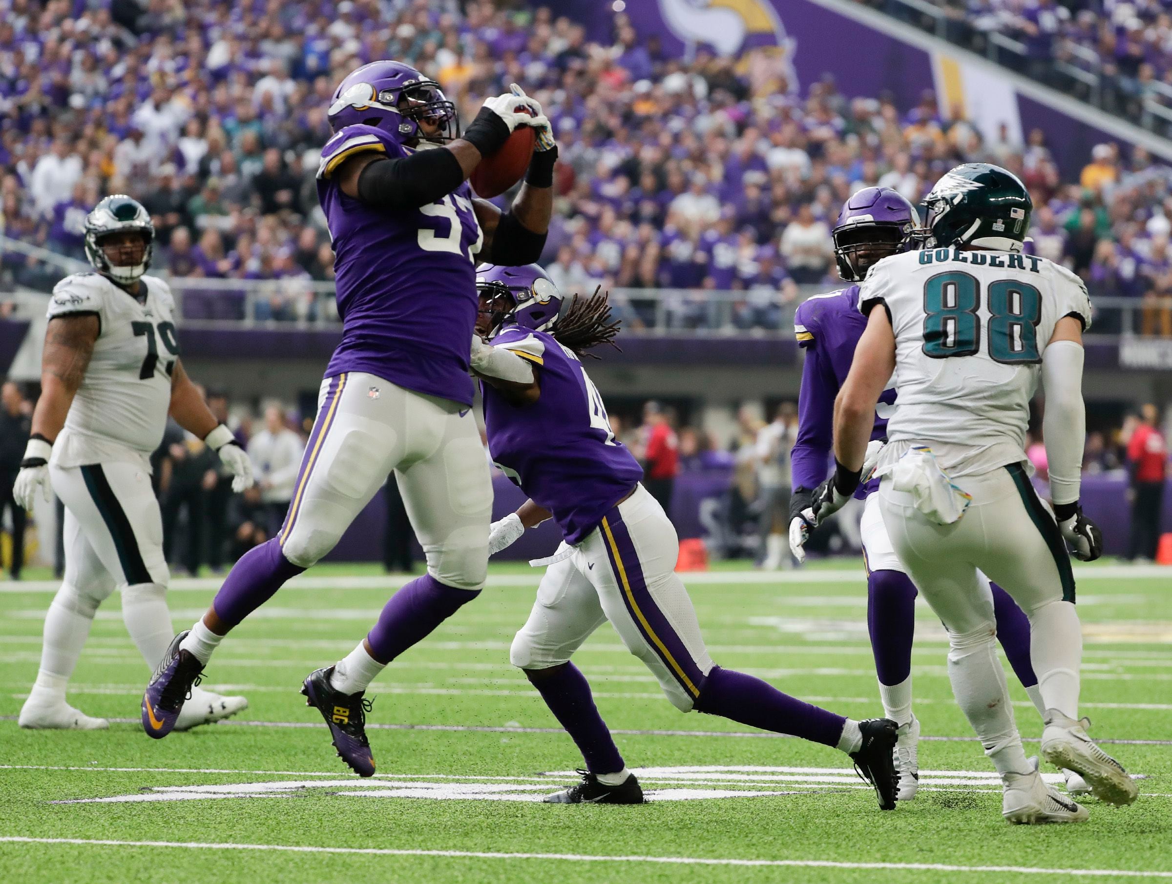 Game Recap: Eagles fall to Vikings, 38-20