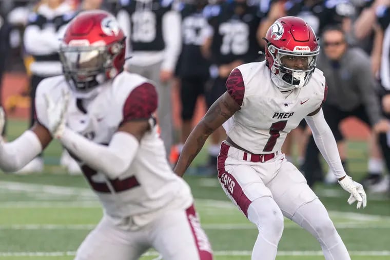 St. Joe's Prep's Omillio Agard in action during the PIAA 6A semifinals against Central Bucks South on Dec. 2 at North Penn.