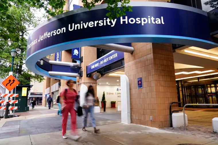 Thomas Jefferson University Hospital in Center City is Jefferson Health's biggest hospital. Jefferson has a preliminary agreement to acquire Lehigh Valley Health Network.