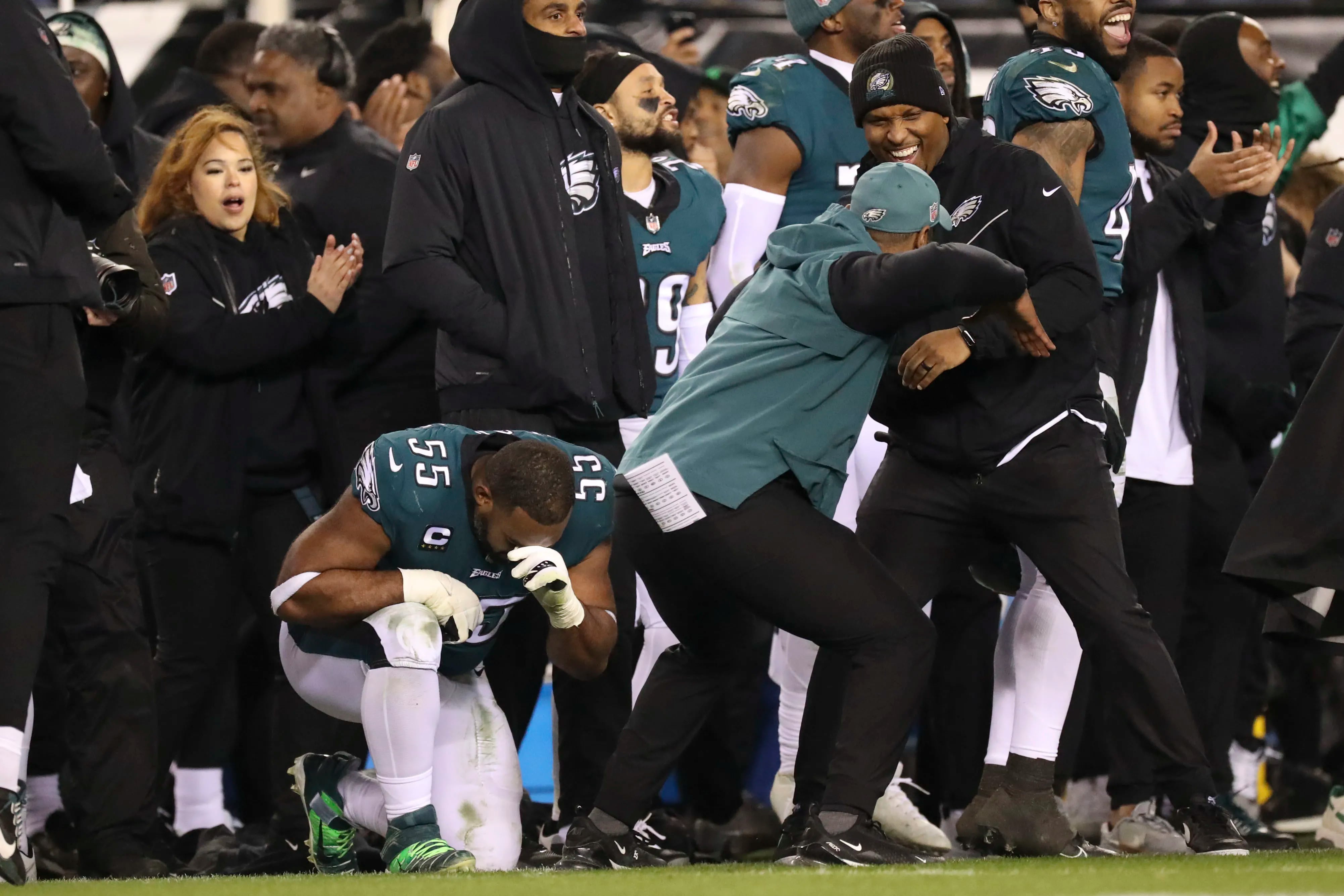 Photos of the Eagles' 31-7 win over the 49ers in the NFC championship