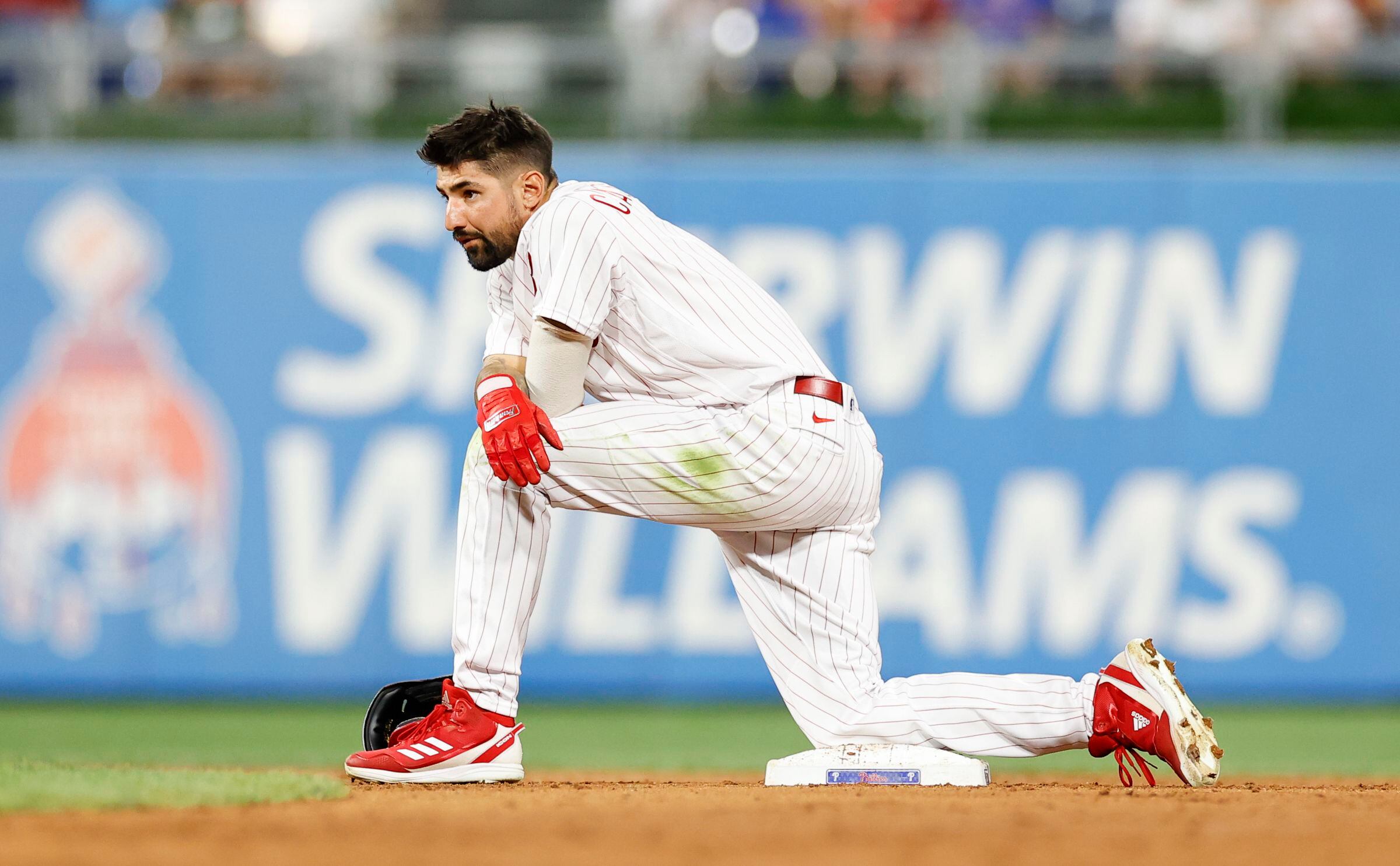 Phillies' Nick Castellanos headed for MRI after 'cramp' in his