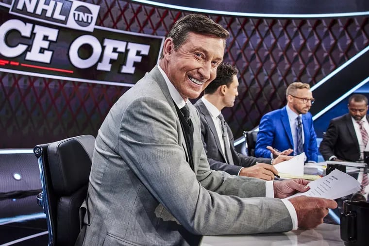 NHL legend Wayne Gretzky signed on to be a studio analyst for TNT's inaugural season broadcasting the league.