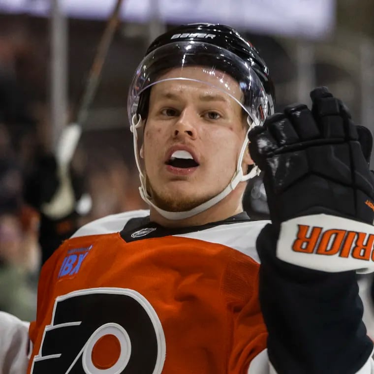 Flyers rookie Matvei Michkov marked his North American pro debut with a goal.