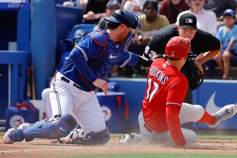 Photos from the Phillies spring training game win over the Blue Jays