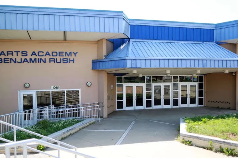 The Arts Academy at Benjamin Rush, a Philadelphia magnet. The Philadelphia School District's deadline for applications to special-admissions and out-of-catchment schools is Oct. 23 at 11:59 p.m.