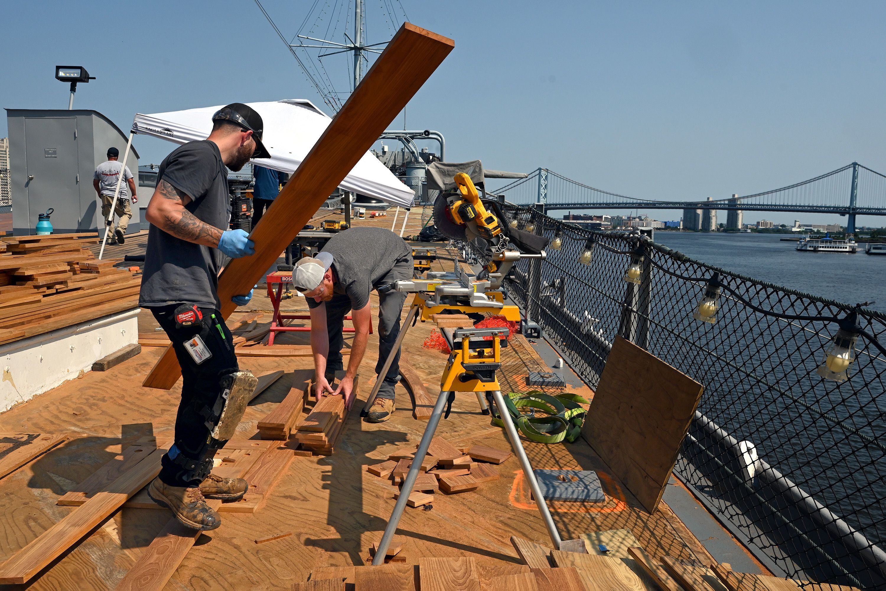 Chief Heritage Training Fights Through COVID-19 Aboard Battleship New Jersey  > > Article View News