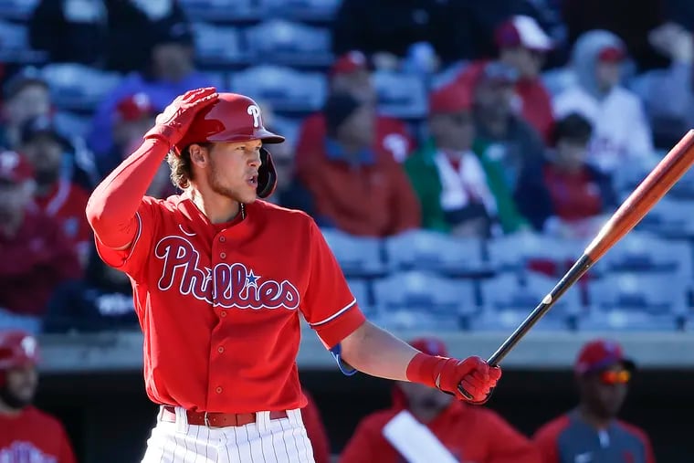 Phillies Notebook: Girardi hoping 'day off' can change Bohm's luck