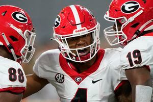 Georgia Bulldogs 1st Rounder Nolan Smith Celebrates with Nakobe Dean at  Draft Party