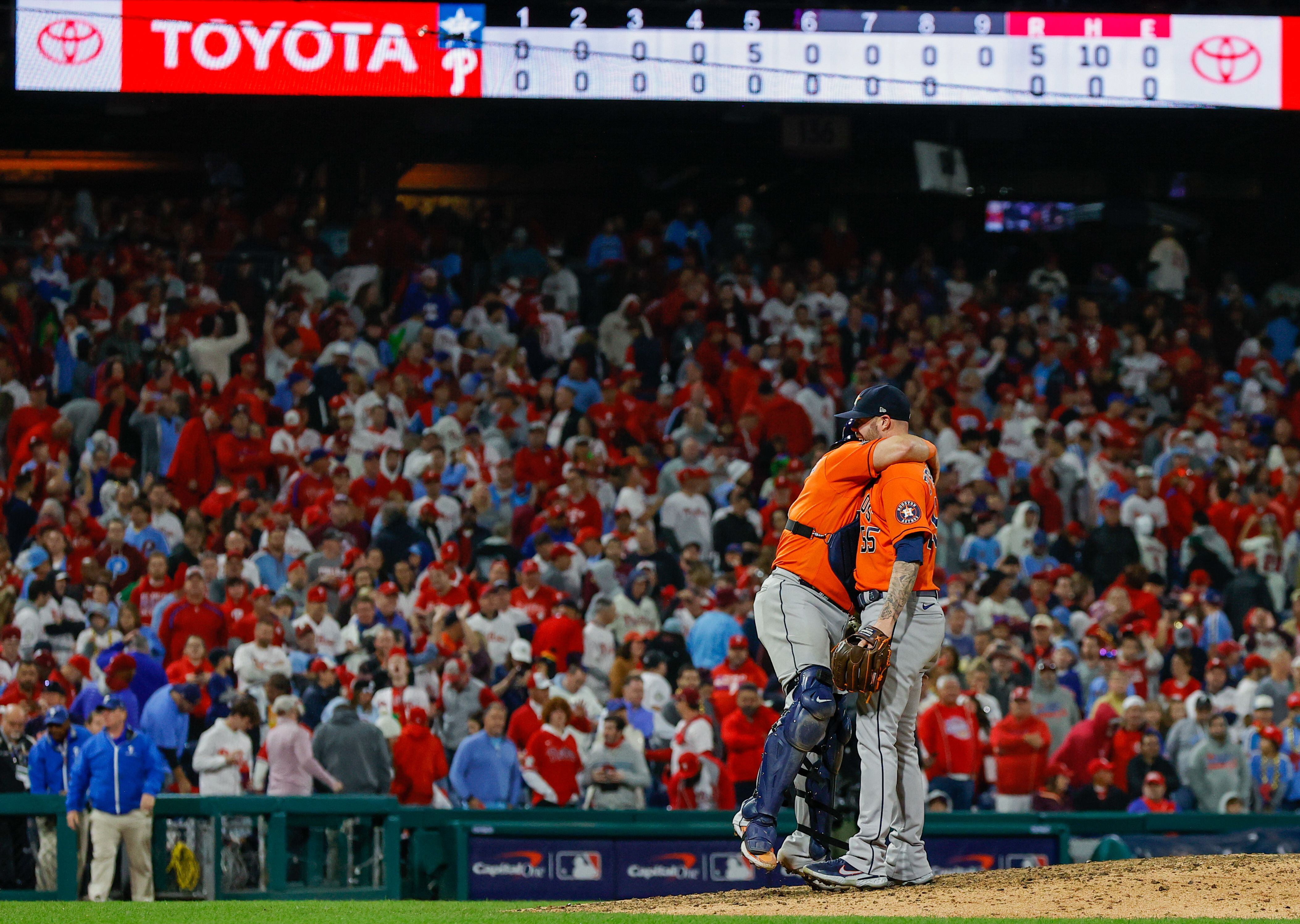 Astros' 'electric' Cristian Javier no-hit the Phillies through six, and  they could see him again