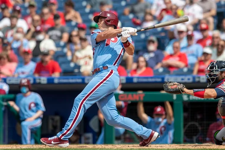 Phillies catcher JT Realmuto has returned from the 10-day injured list.