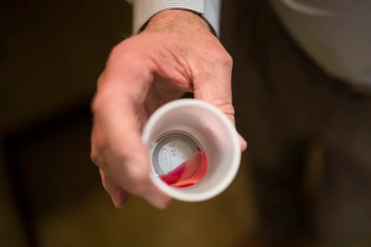 A 35 mg liquid dose of methadone at a clinic in Rossville, Ga., in March 2017. In the spring of 2020, with coronavirus shutting down the nation, the government told methadone clinics they could allow stable patients to take their medicine at home unsupervised.