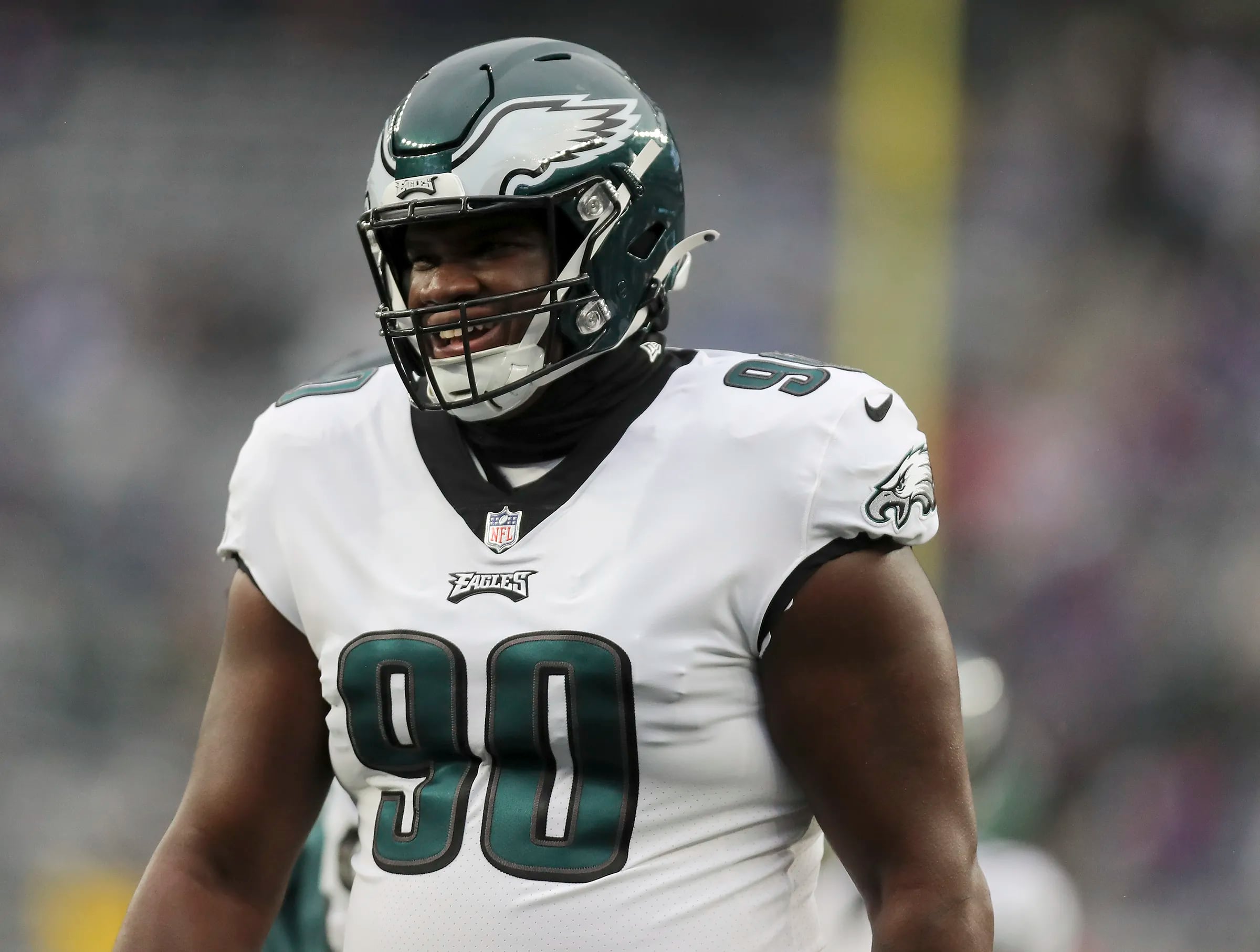 How will the Eagles replace Jordan Davis after his ankle injury?