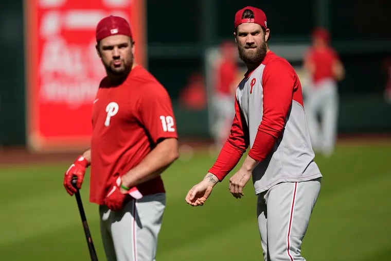 Bryce Harper strikes out three times in return to Phillies just