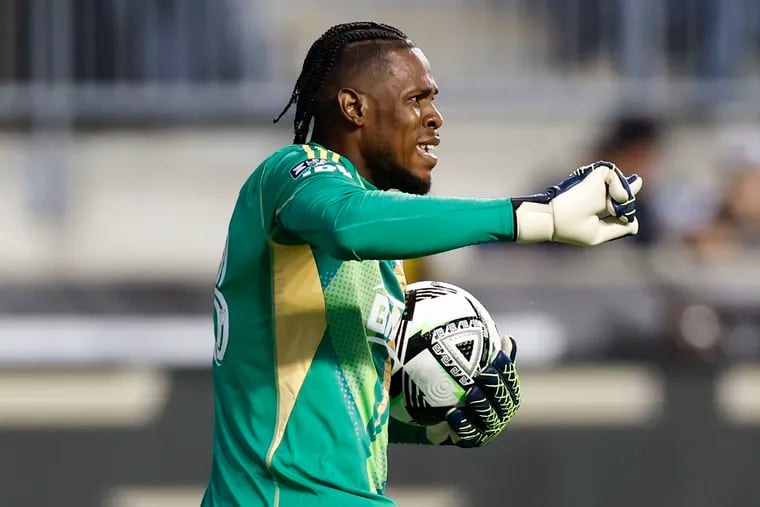 Union goalkeeper Andre Blake likely will miss a second straight game with the groin injury he suffered playing for Jamaica earlier this month.