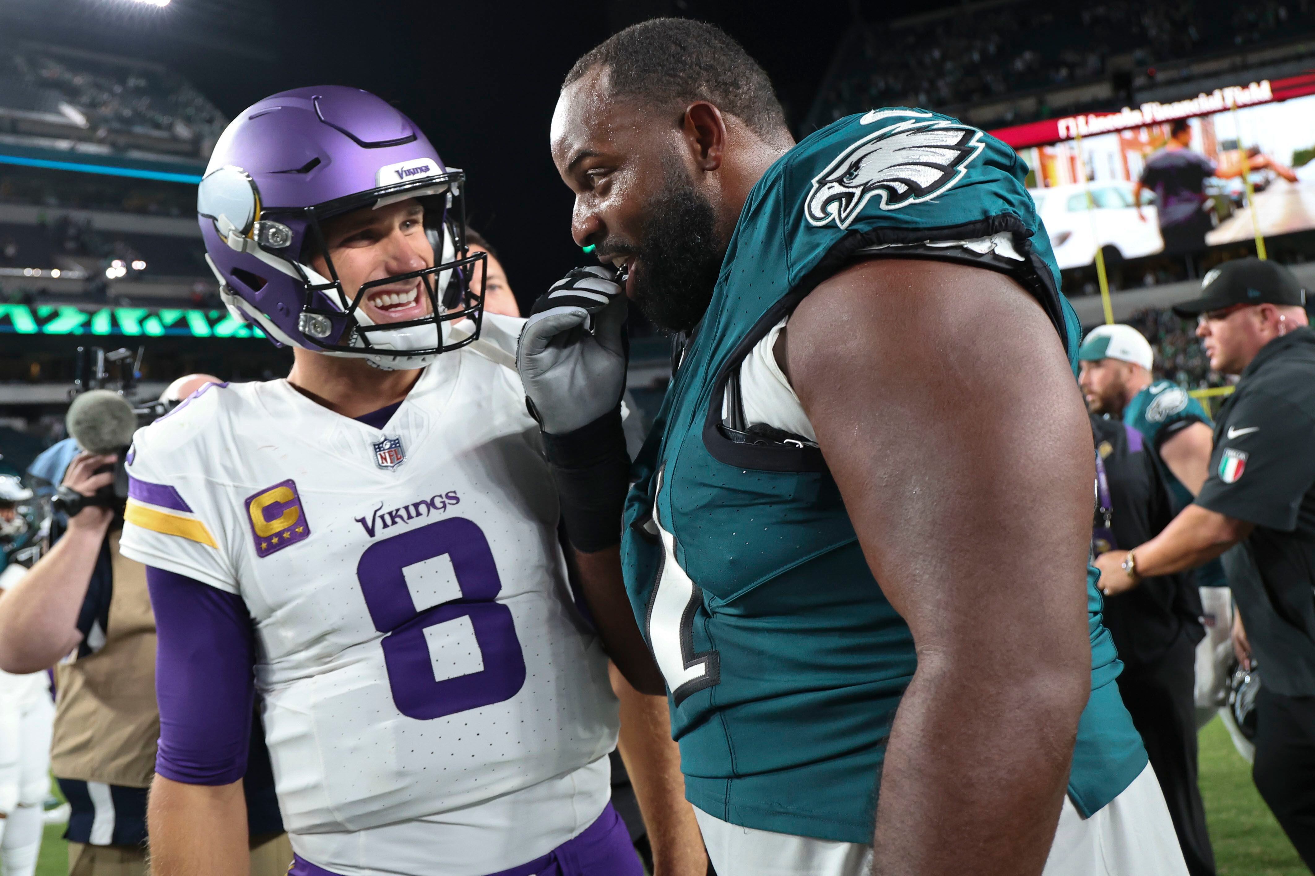 Minnesota Vikings safety Theo Jackson (25) walks off the field