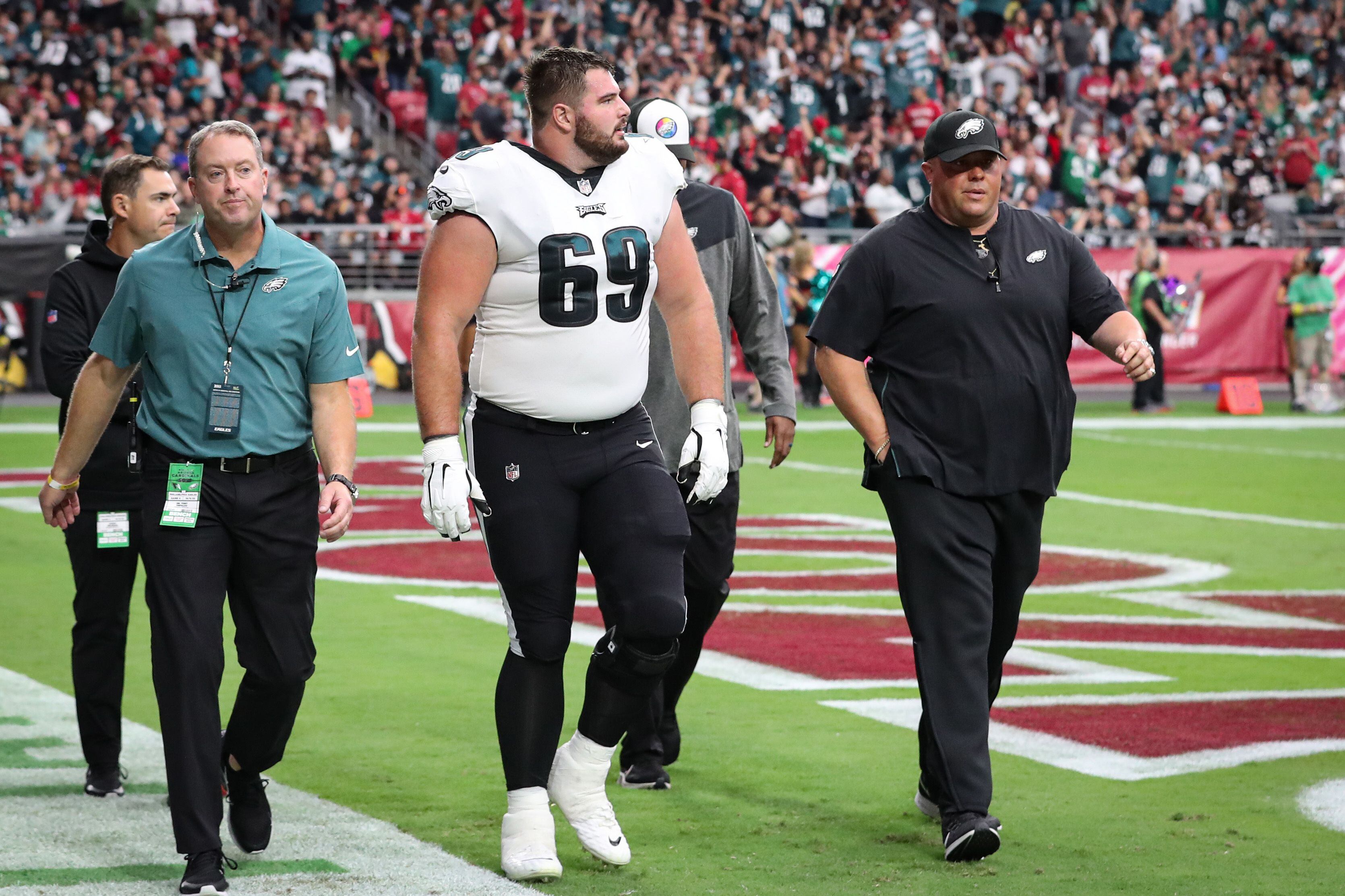 Report: MRI negative for Eagles LG Landon Dickerson (elbow)