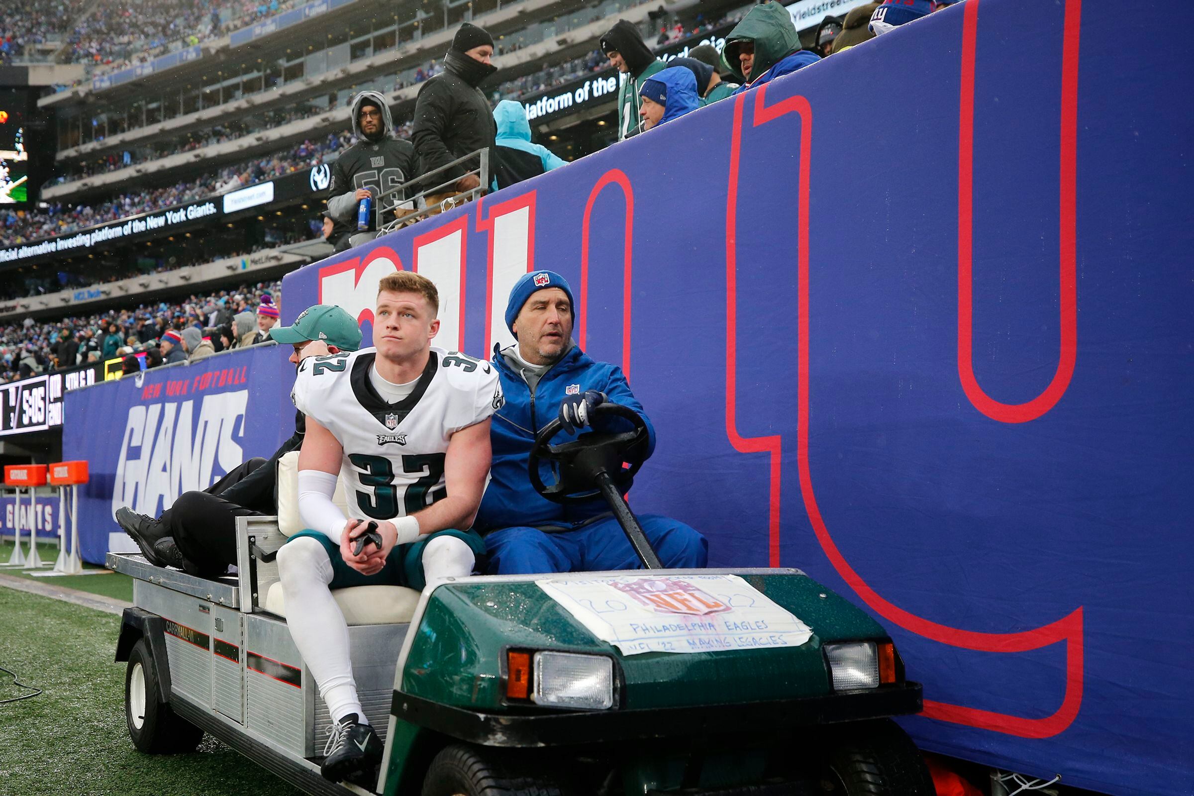 East Rutherford, New Jersey, USA. 5th Dec, 2021. Philadelphia Eagles  offensive tackle JORDAN MAILATA (68) is seen at MetLife Stadium in East  Rutherford New Jersey Philadelphia defeats New York 33-18 (Credit Image: ©