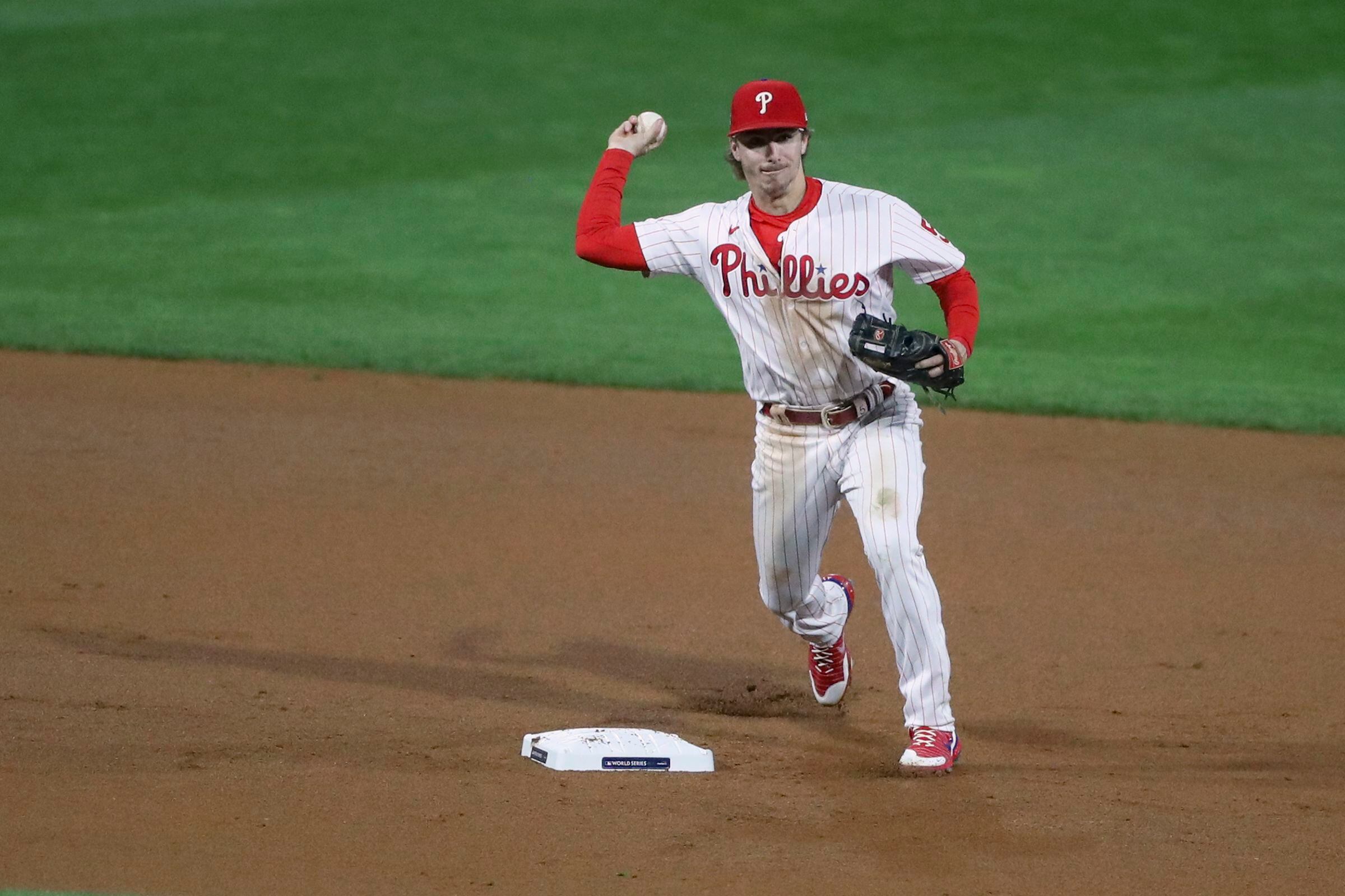 Trea Turner rockin' his new Phillies jersey with his son, Sam Fuld, and  Dave Dombrowski : r/phillies